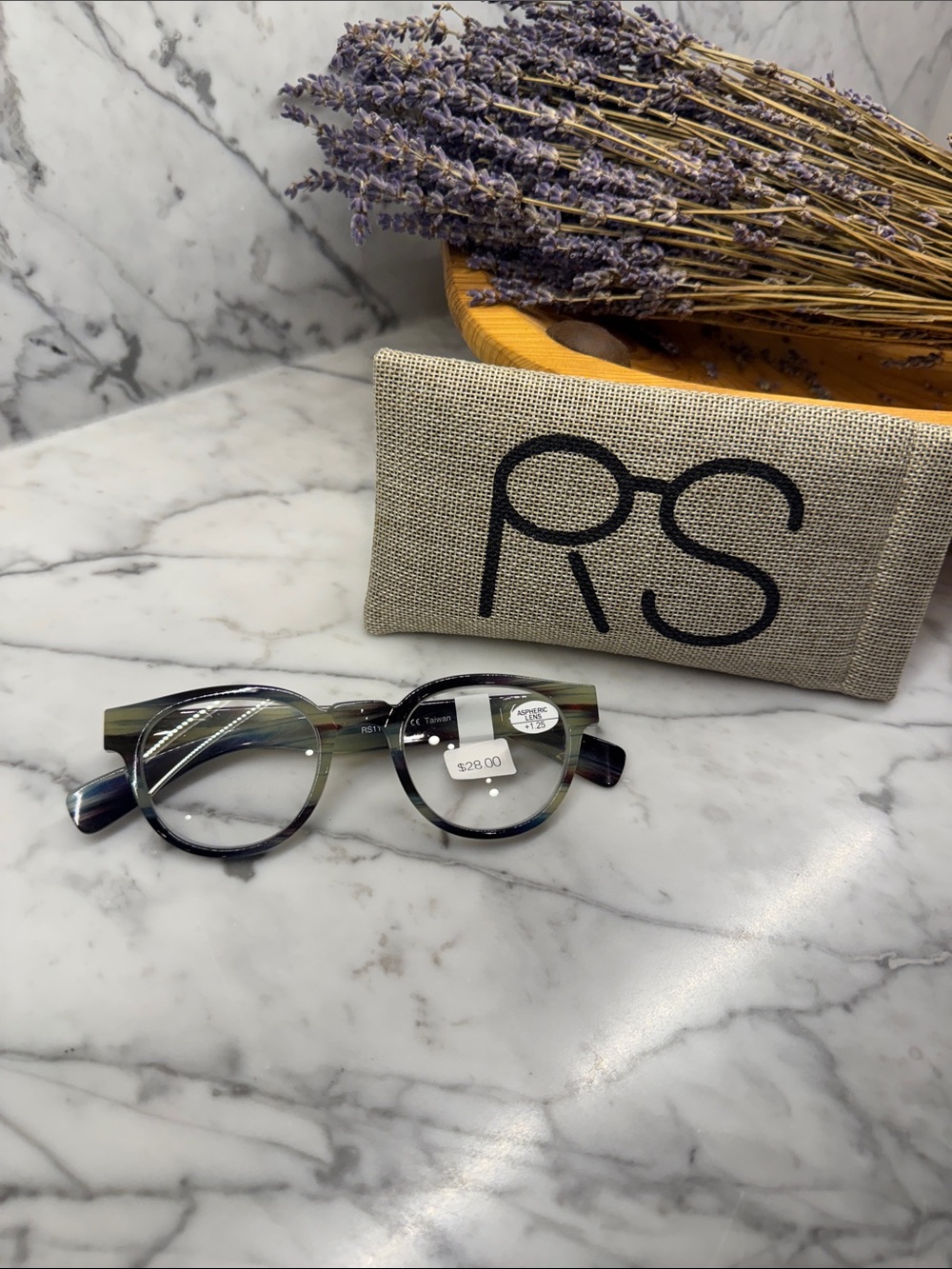 Women’s +1.25 Reader Glasses in Green-Black